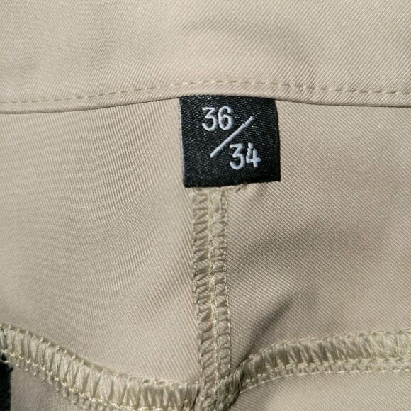Public Rec Pants Mens 36x34 Sand Beige Workday 2.0 Performance Golf NWOT - Picture 7 of 8